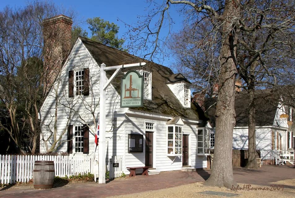 Print Shop & Post Office - Williamsburg