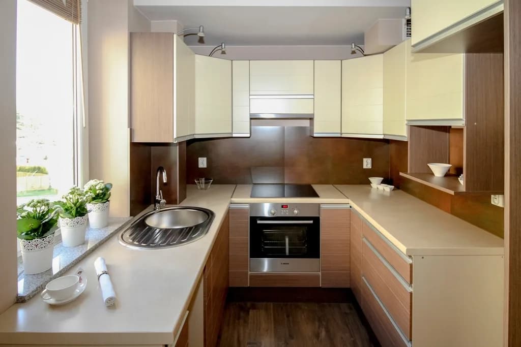 Free modern kitchen interior image